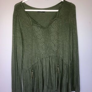 Womens long sleeve Blouse